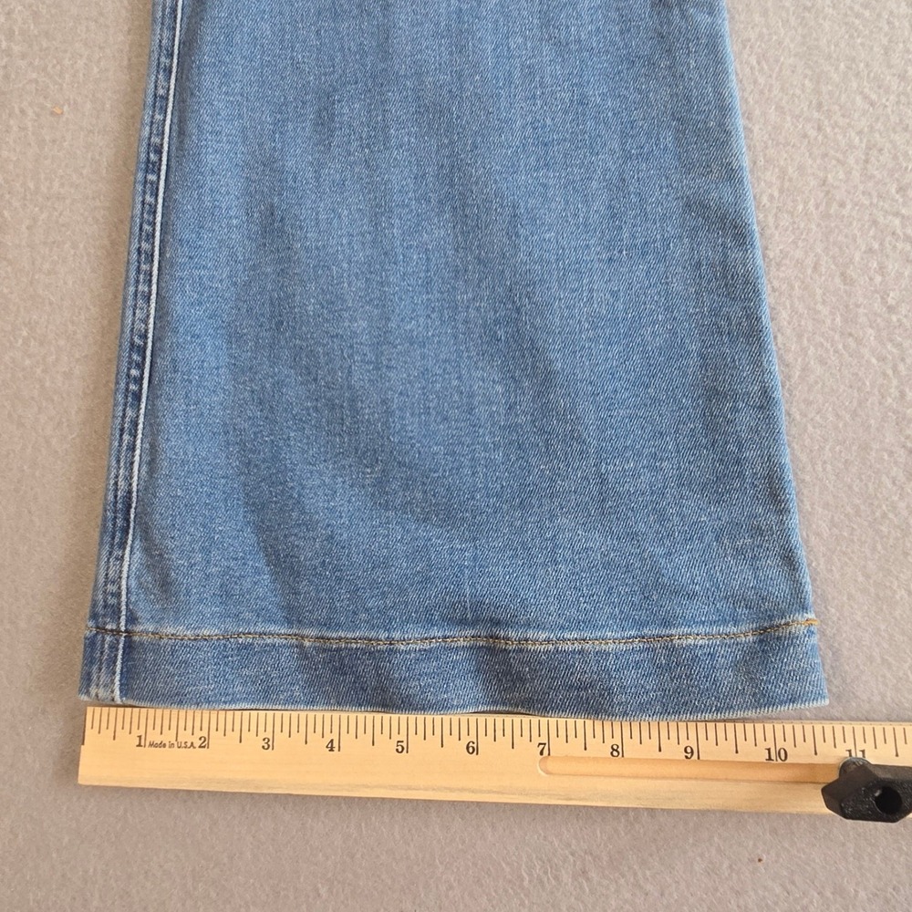 Spanx Flare Jeans Womens XL Stonewashed Blue High Rise Shaping Stretch 20960R - Picture 5 of 9